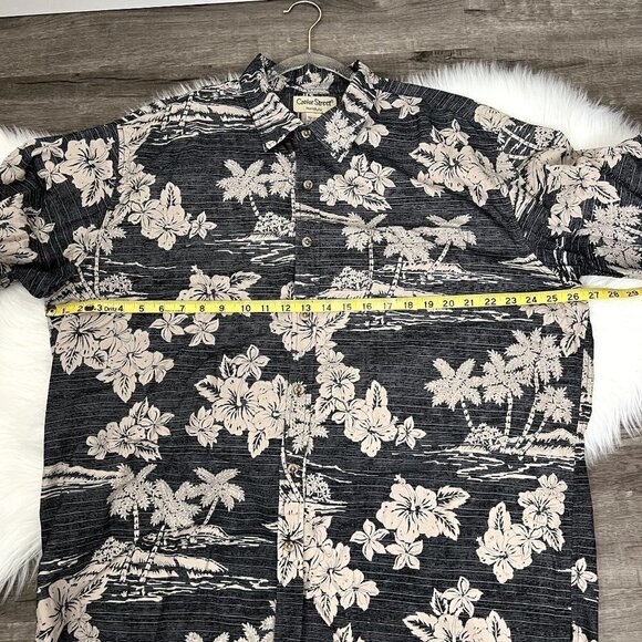 Cooke Street Honolulu Mens 2XL Short Sleeve Hawaiian Aloha Button Front Shirt - Picture 6 of 7
